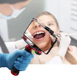 Electric Dental Photography Flash Light with Handle Mobile Photography Fill Light Metal Material