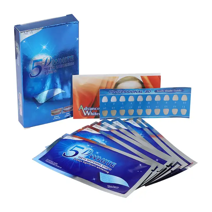Free Shipping Wholesale Mint Flavored 7 Treatments Bright Organic Premium 28 Dissolving Pap Teeth Whitening Strips For Sensitive Teeth