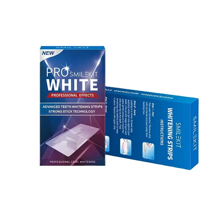 Free Shipping 10boxes/Pack Professional Factory Wholesale 14 Pack Dry Teeth Whitening Natural Pro Whitening Strips