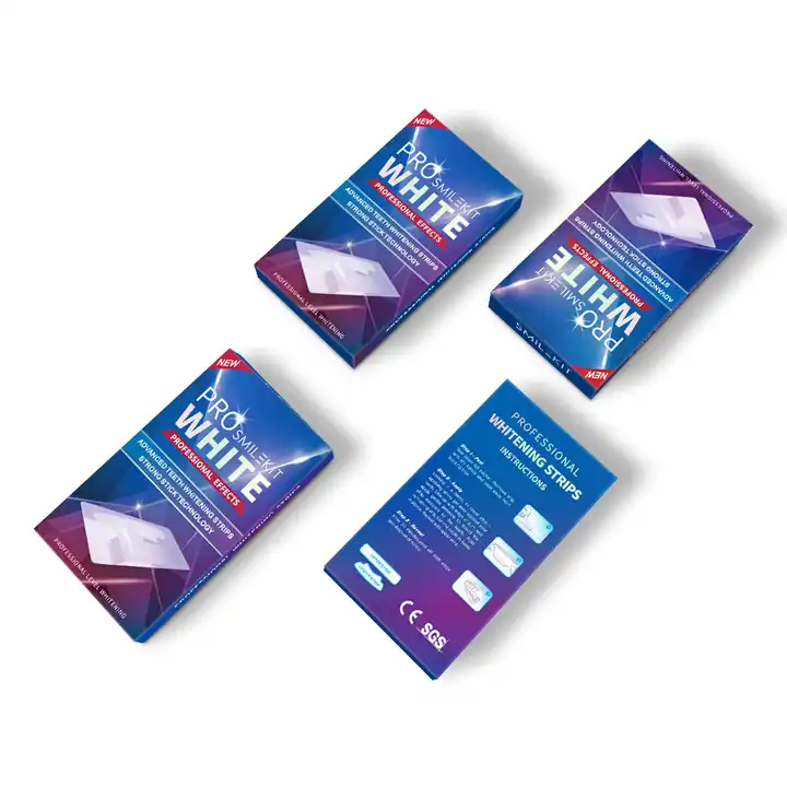 Free Shipping 10boxes/Pack Professional Factory Wholesale 14 Pack Dry Teeth Whitening Natural Pro Whitening Strips