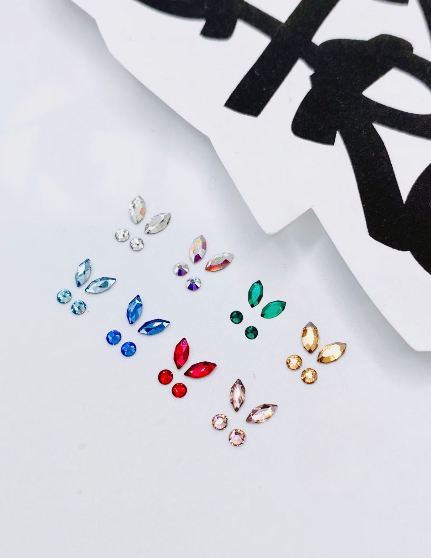 11SETS/Pack Free Shipping High Quality Crystal Tooth Crystal Tooth gems Jewelry Butterfly Teeth Gems Wholesale Tooth Gem kitems Jewelry Bear footprints Butterfly Teeth gems Wholesale Tooth gem kit