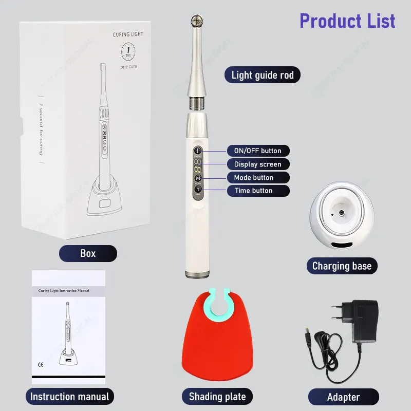 1-Second Dental Curing Light | Oral Resin Curing Lamp for Professional & Home Use