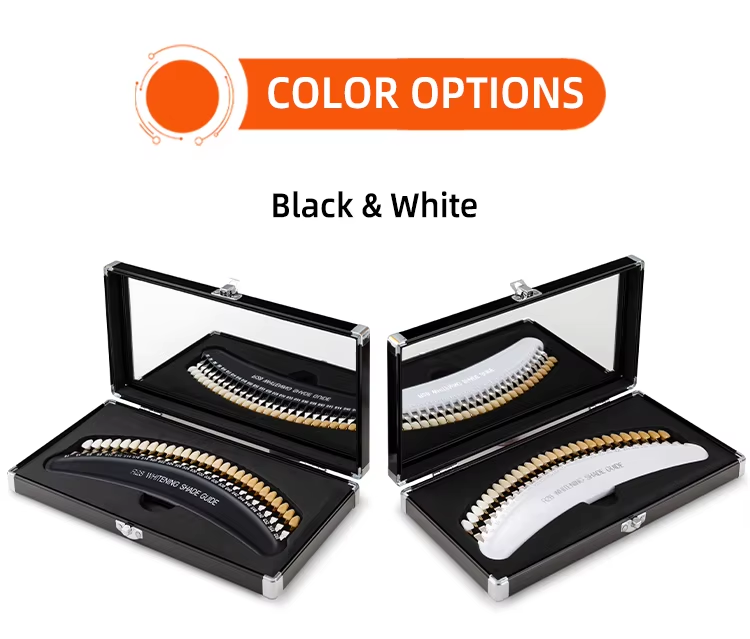 Free Shipping R28Dental Materials 3D Teeth Whitening Shadow Guide Cold Light Whitening Shade Guide