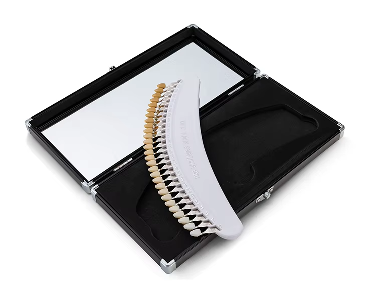 Free Shipping R28Dental Materials 3D Teeth Whitening Shadow Guide Cold Light Whitening Shade Guide