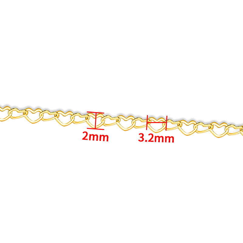 10Meters Wholesale Stainless Steel Thin Gold Chain for Permanent Necklace Jewelry Making Findings & Components Accessories