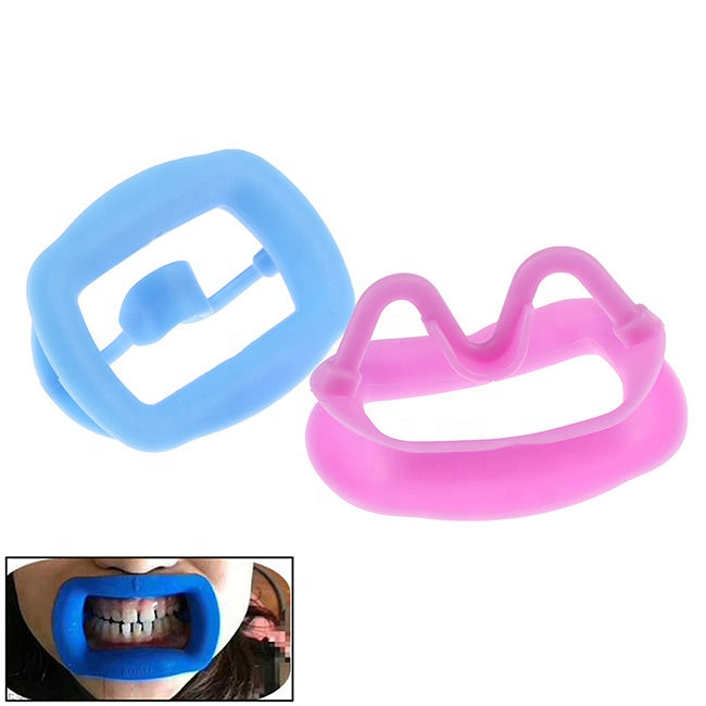 Free shipping 20pcs/pack Silicone Rubber Intraoral Mouth Opener Dental Orthodontic Retractor Cheek Expand Disposable