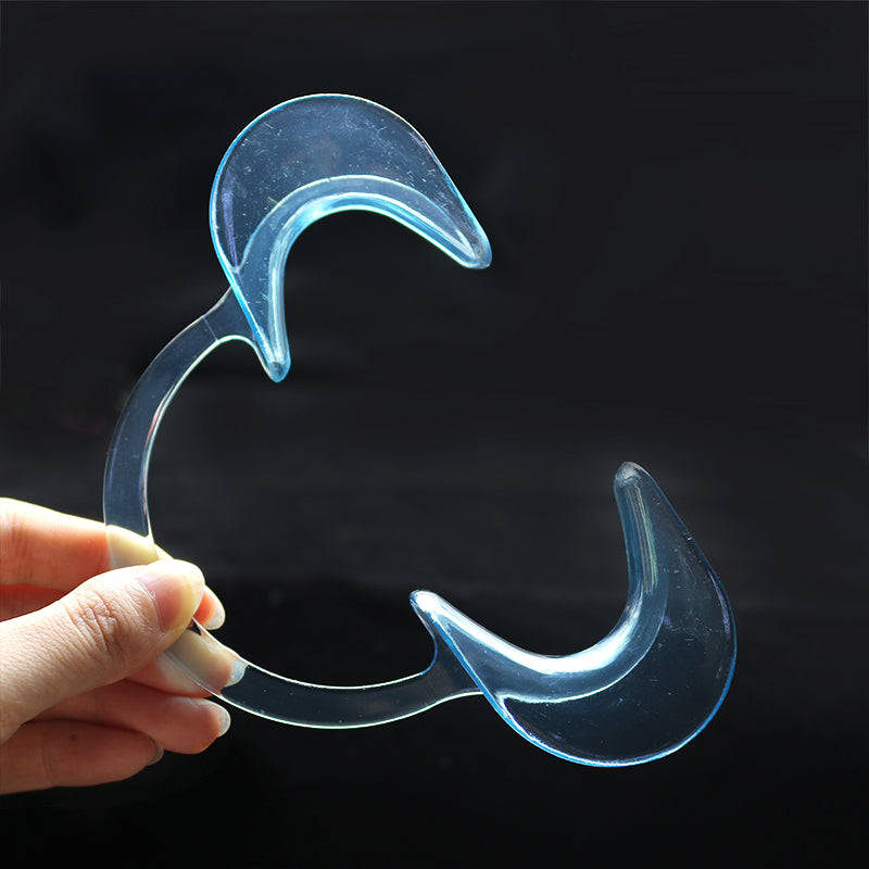 Free Shipping 50Pcs Manufacturer Dental Orthodontic Blue Plastic Cheek Retractors Teeth Whitening Mouth Opener