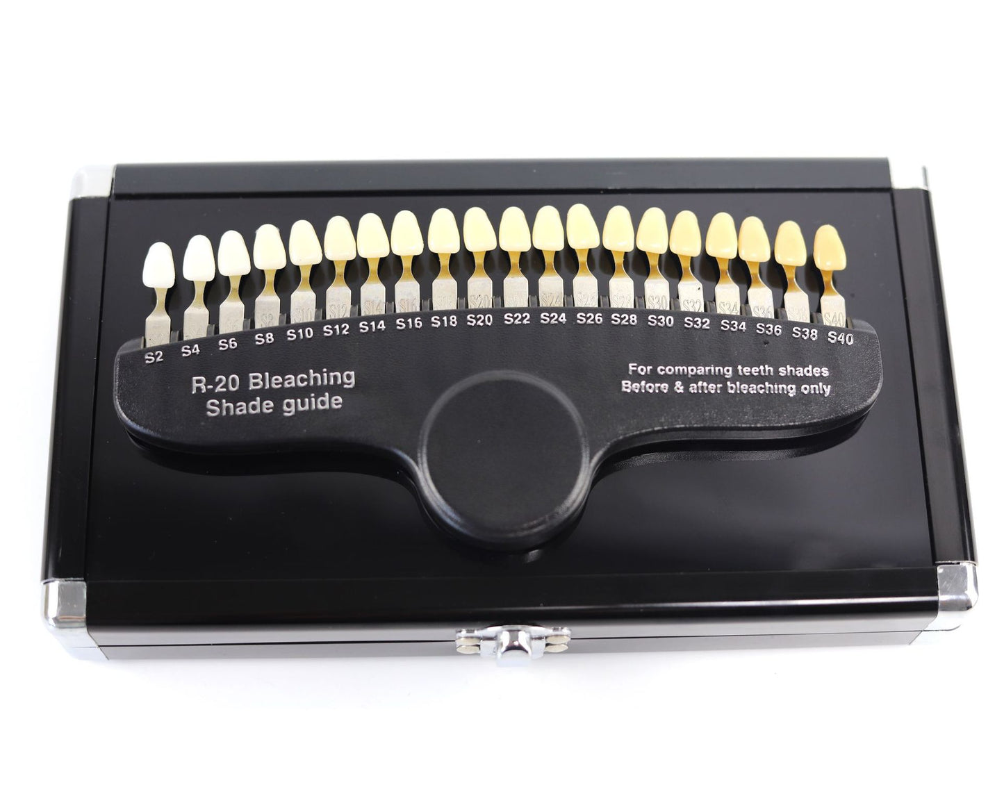 Free Shipping R28Dental Materials 3D Teeth Whitening Shadow Guide Cold Light Whitening Shade Guide