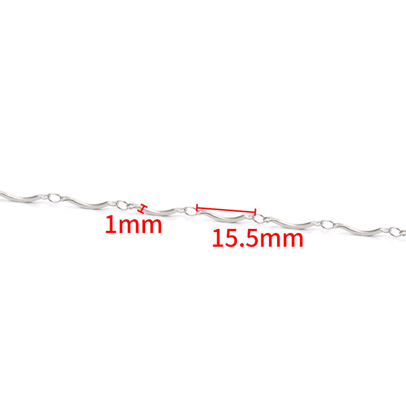 10Meters Wholesale Stainless Steel Thin Gold Chain for Permanent Necklace Jewelry Making Findings & Components Accessories