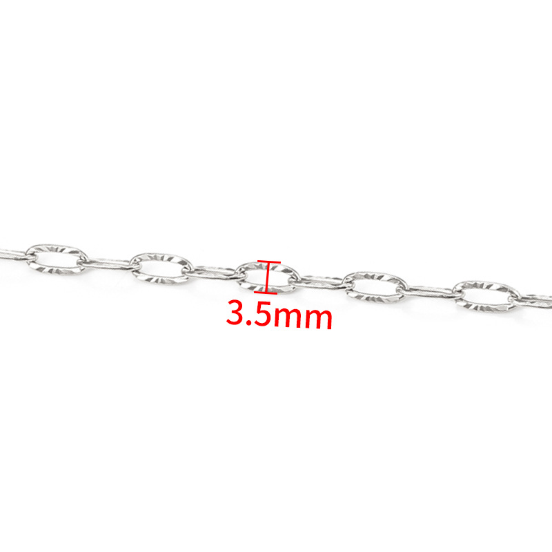 10Meters Wholesale Stainless Steel Thin Gold Chain for Permanent Necklace Jewelry Making Findings & Components Accessories