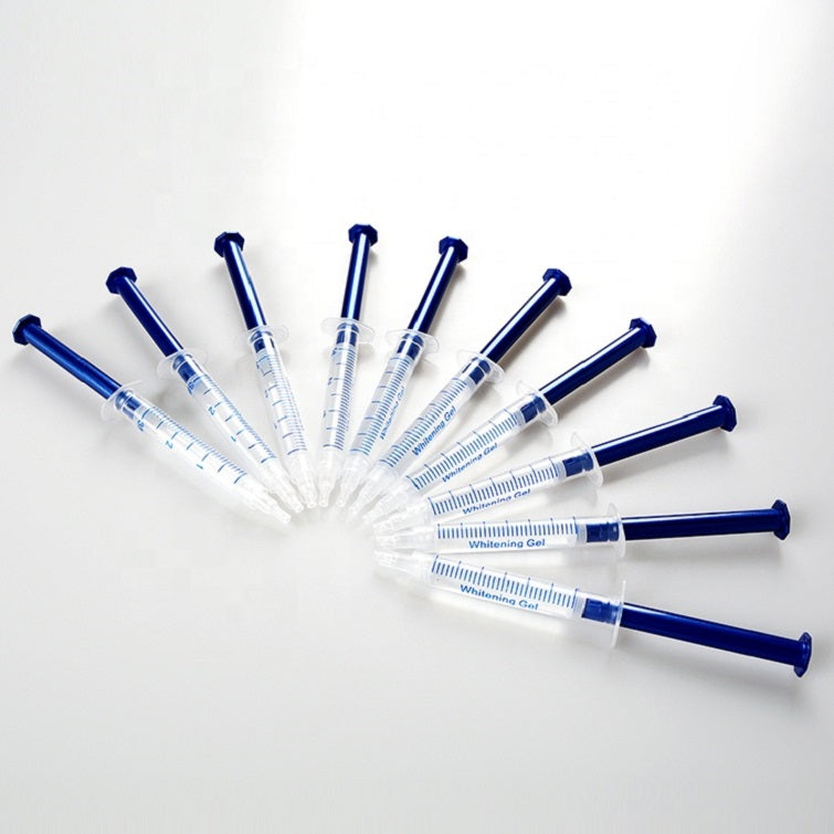 Free Shipping 100PCS 3ml 44% Hydrogen Peroxide Teeth Whitening Gel Fast Results Clinic-Recommended for Sensitive Teeth