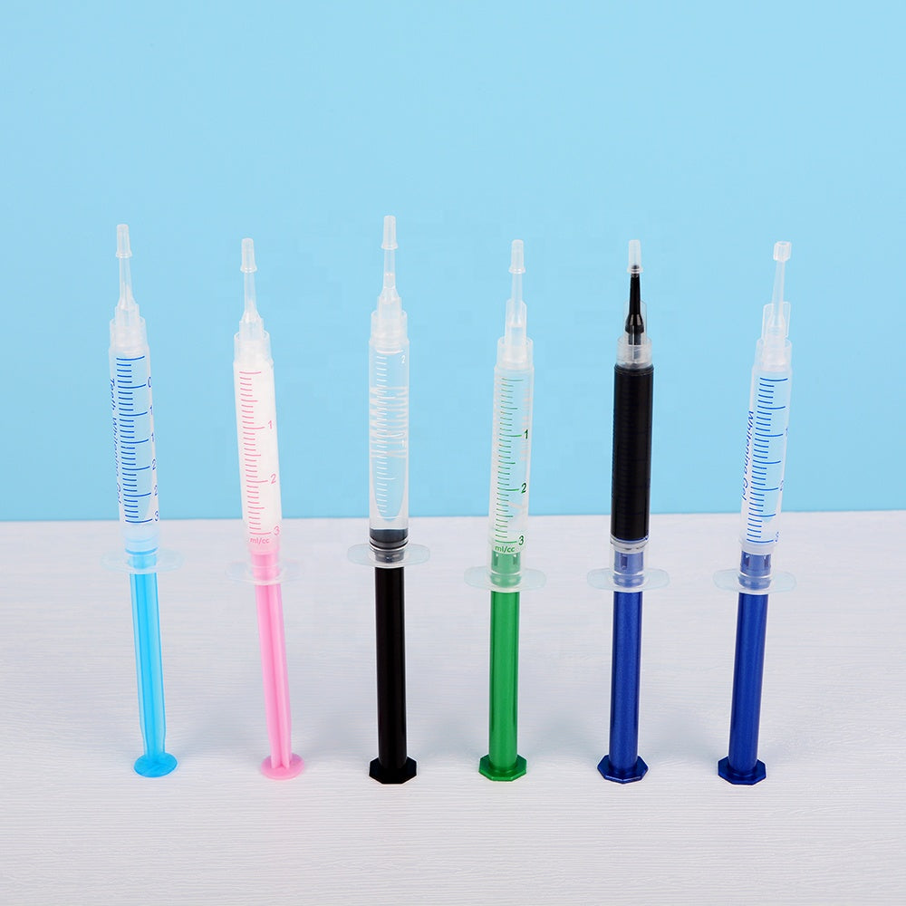 Free Shipping 100PCS 3ml 44% Hydrogen Peroxide Teeth Whitening Gel Fast Results Clinic-Recommended for Sensitive Teeth