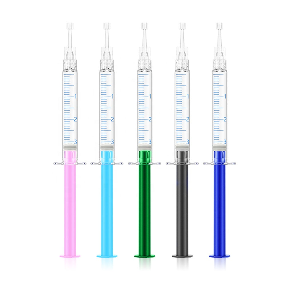 Free Shipping 100PCS 3ml 44% Hydrogen Peroxide Teeth Whitening Gel Fast Results Clinic-Recommended for Sensitive Teeth
