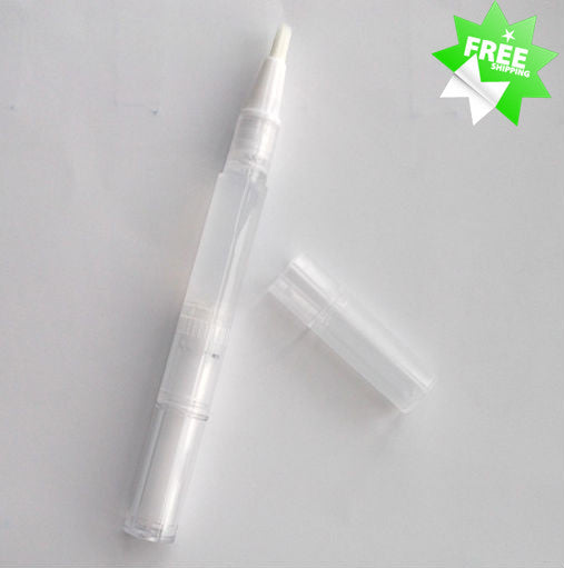 Free Shipping 10pcs/pack Custom Logo Oral Care Custom Silver Gold Whiten Tooth Cleaning Teeth Whitener Pencil PAP Gel Teeth Whitening Pen
