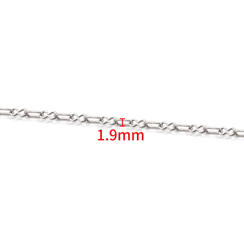 10Meters Wholesale Stainless Steel Thin Gold Chain for Permanent Necklace Jewelry Making Findings & Components Accessories