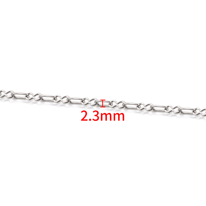 10Meters Wholesale Stainless Steel Thin Gold Chain for Permanent Necklace Jewelry Making Findings & Components Accessories