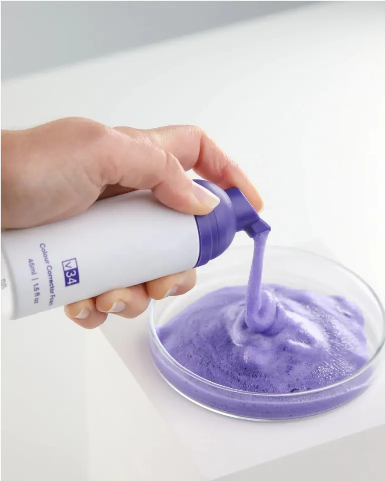 Free Shipping 10pcs/Pack New Foam OEM ODM V34 Colour Corrector Toothpaste