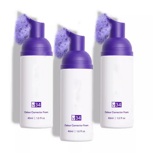 Free Shipping 10pcs/Pack New Foam OEM ODM V34 Colour Corrector Toothpaste