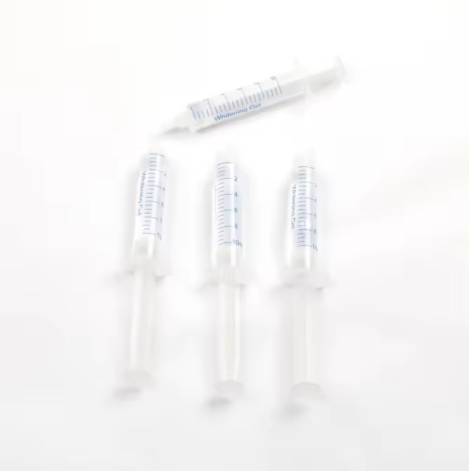 Free Shipping 10ml Teeth Whitening Gel Syringe 25% 35% 44% Hydrogen Peroxide (For Whitening Kits) 50pcs/pack