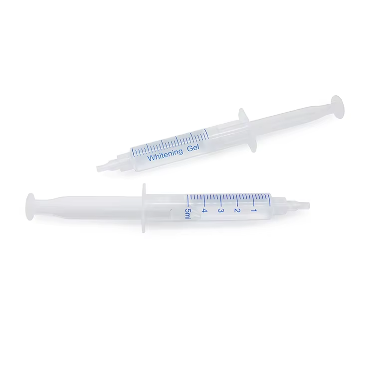 Free Shipping 5ml Teeth Whitening Gel Syringe 25% 35% 44% Hydrogen Peroxide (For Whitening Kits) 50pcs/pack