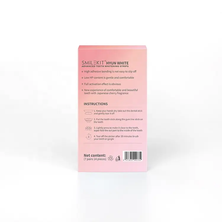 Free Shipping 10boxes/pack Wholesale Cherry Blossom Dental Teeth Whitening Strips Private Label No reviews yet