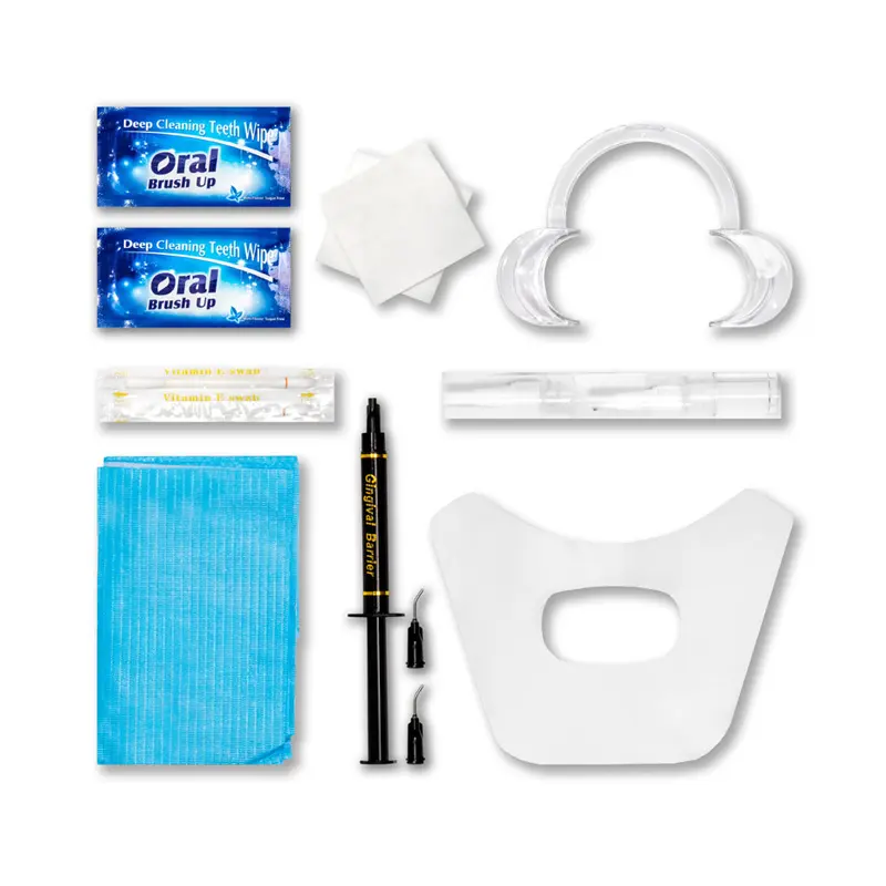 10sets Cosmetic Teeth Whitening Kit With Private logo 6%HP