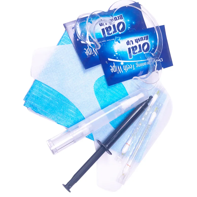 10sets Cosmetic Teeth Whitening Kit With Private logo 6%HP