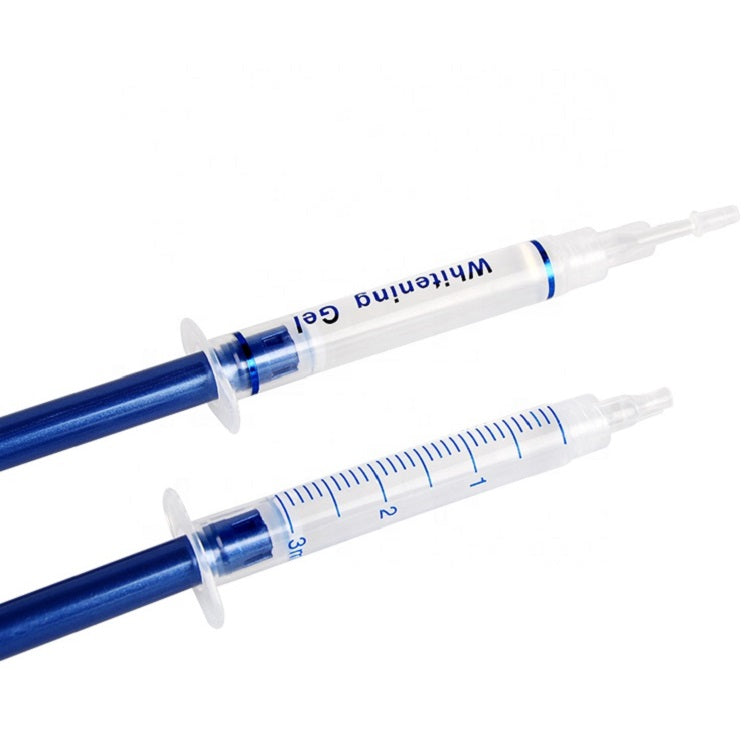 Free Shipping 3ml Teeth Whitening Gel Syringe 25% 35% 44% Hydrogen Peroxide (For Whitening Kits) 50pcs/pack