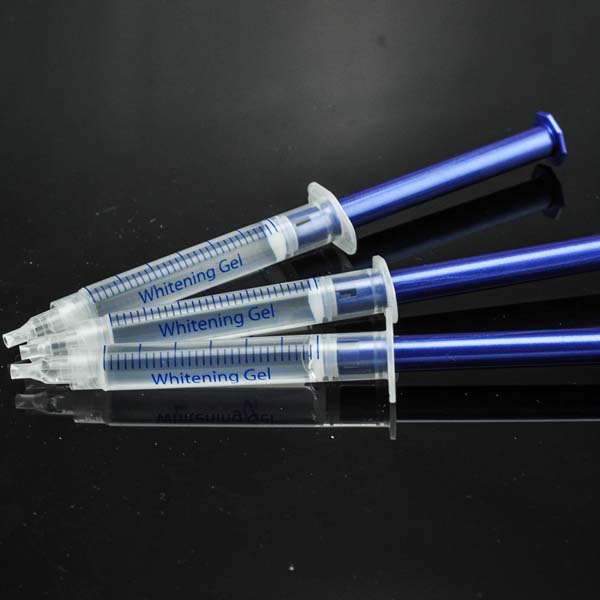 Free Shipping 3ml Teeth Whitening Gel Syringe 25% 35% 44% Hydrogen Peroxide (For Whitening Kits) 50pcs/pack